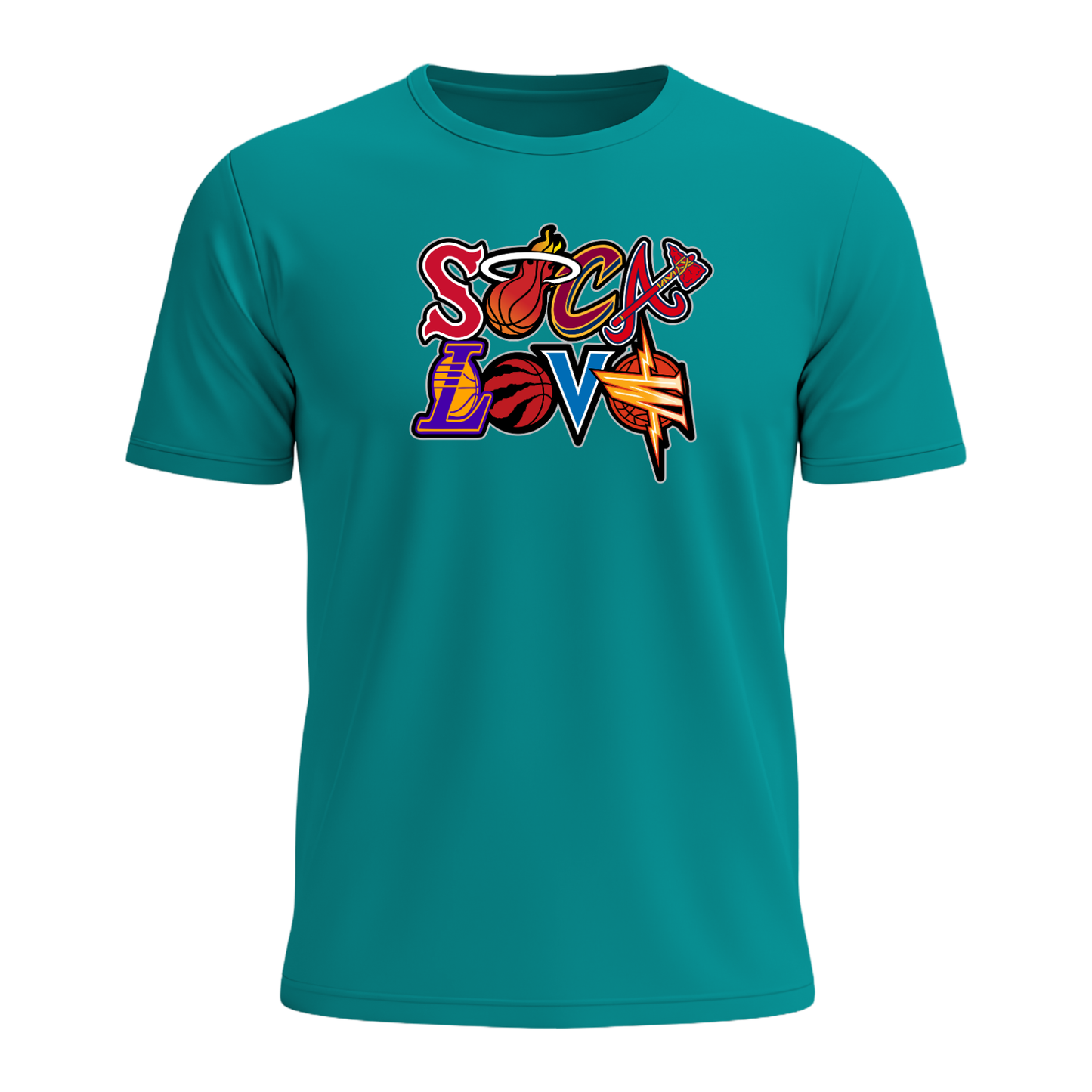 Soca Love Sports Icon Stacked - Men's Tee