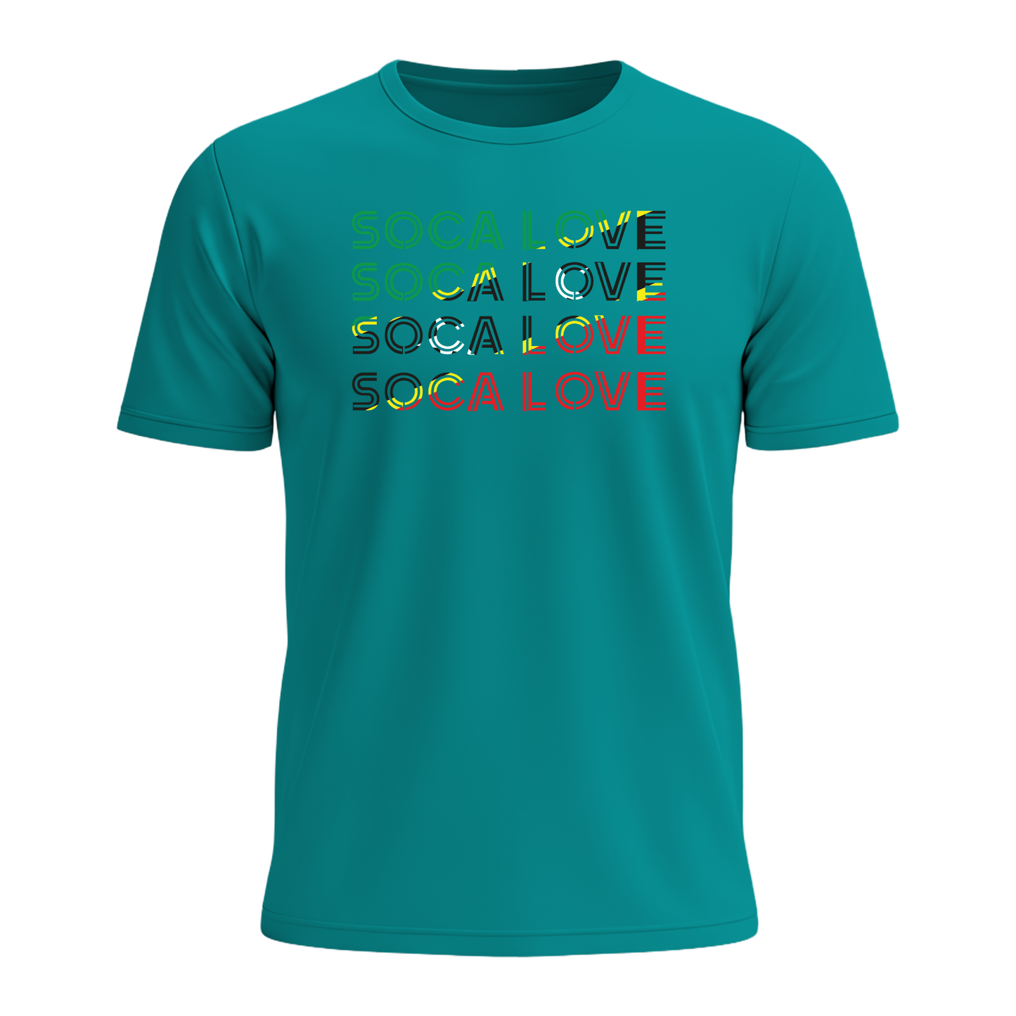 Soca Love Slant Colorblock I - Men's Tee