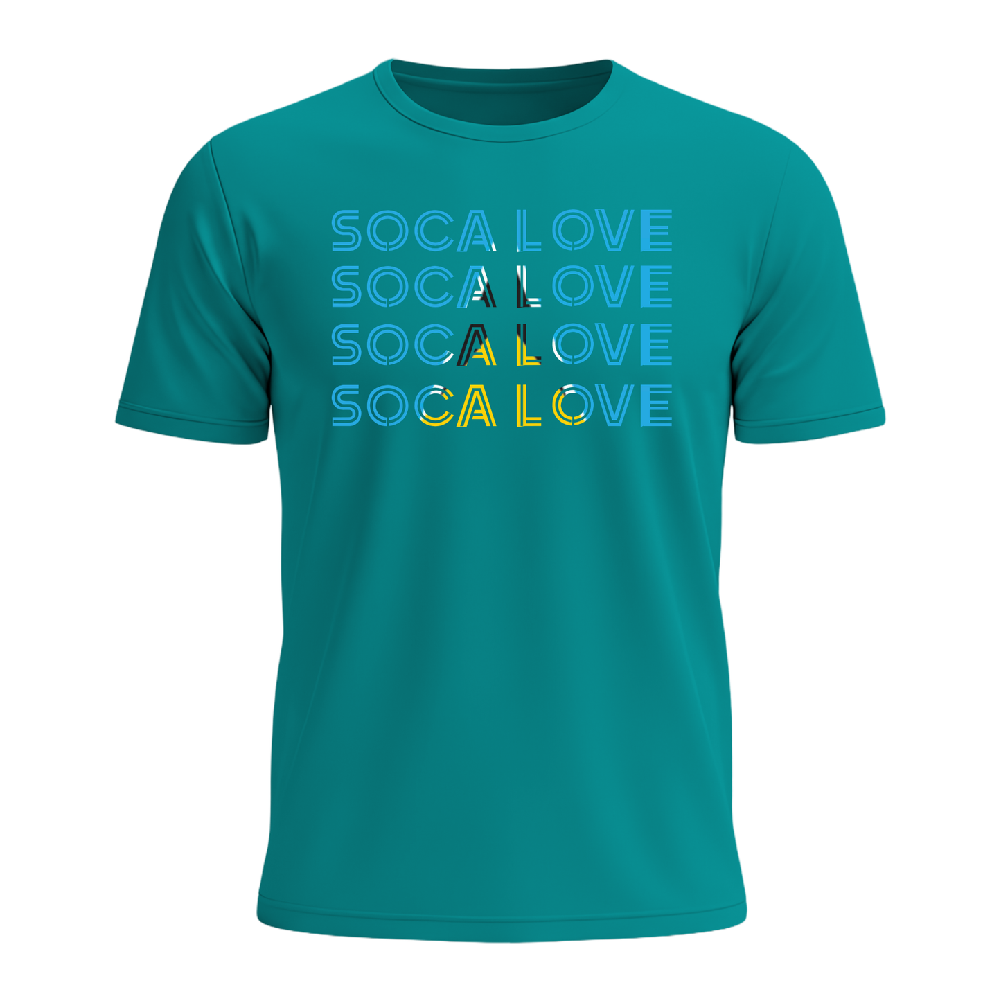 Soca Love Slant Colorblock III - Men's Tee