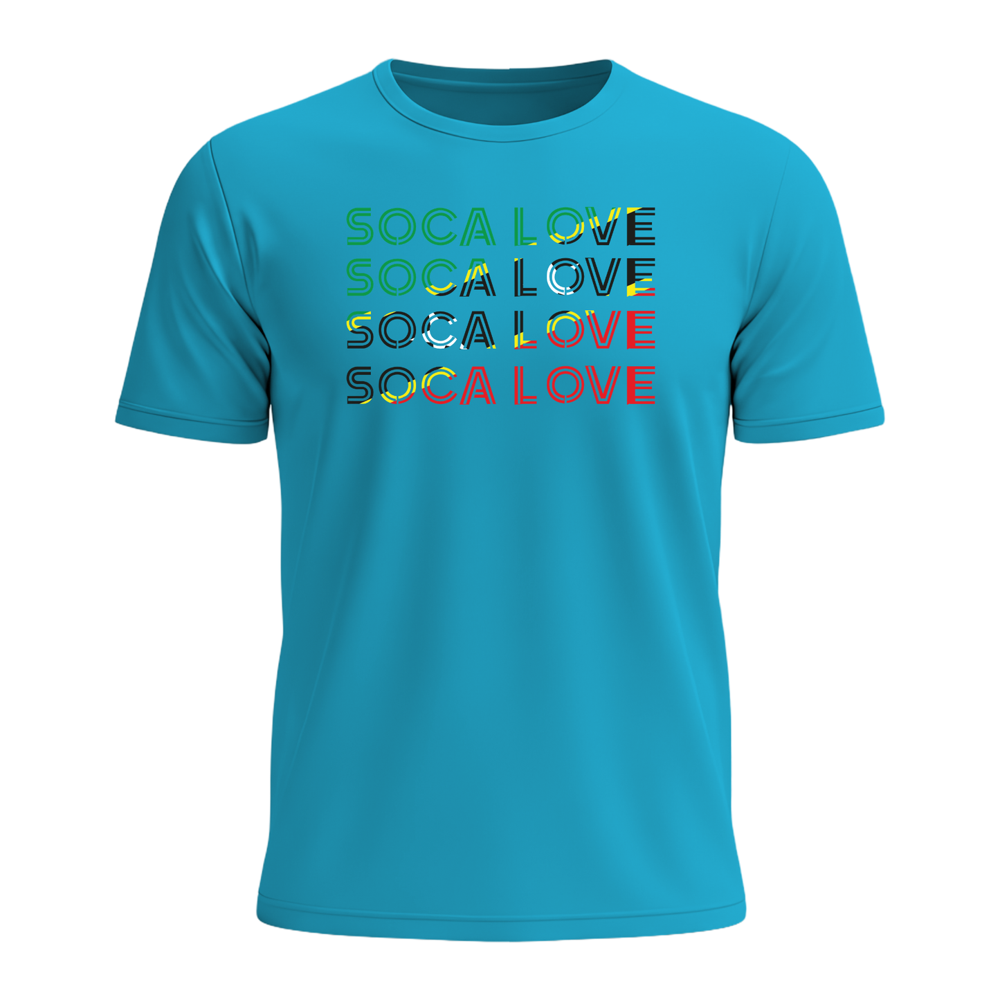 Soca Love Slant Colorblock I - Men's Tee