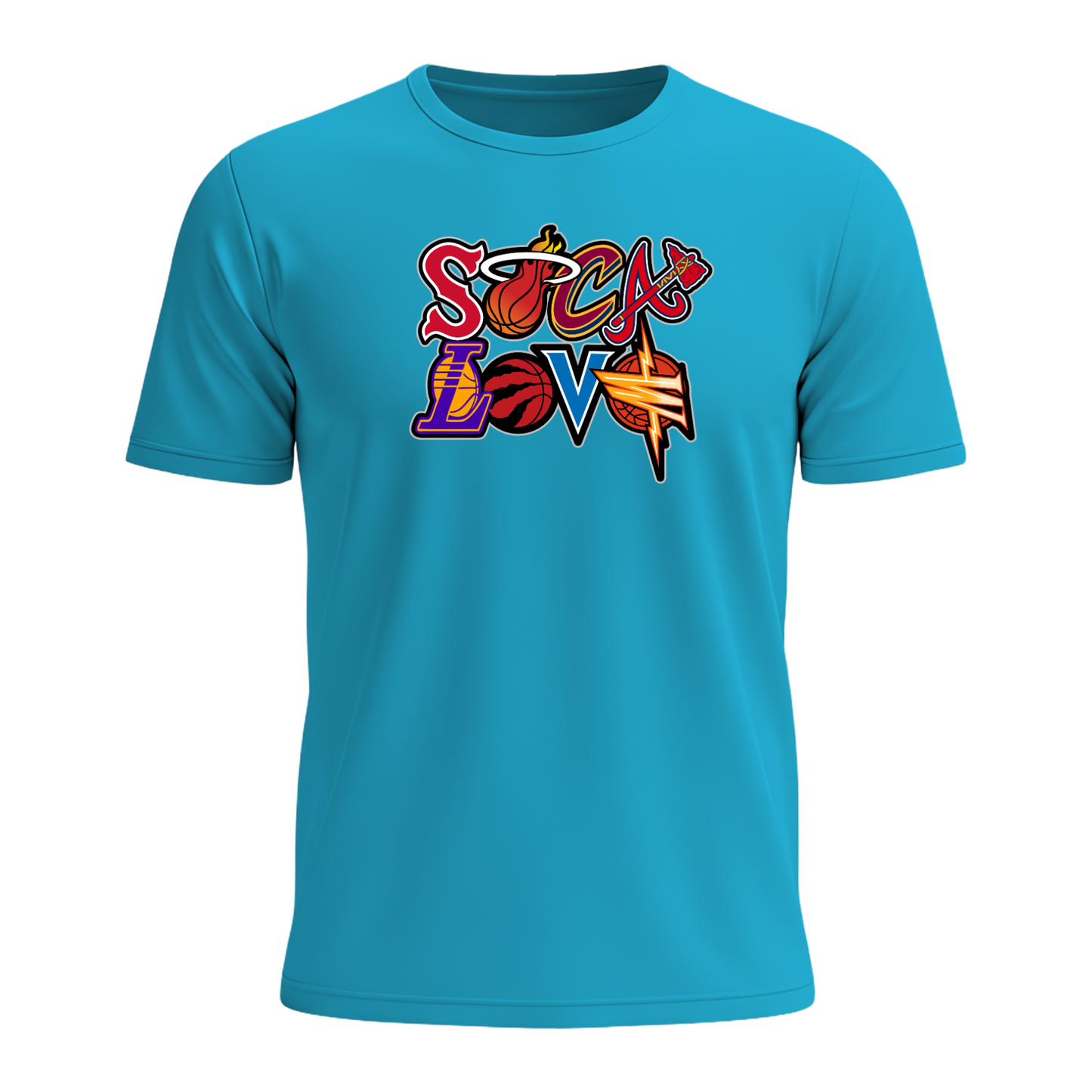 Soca Love Sports Icon Stacked - Men's Tee