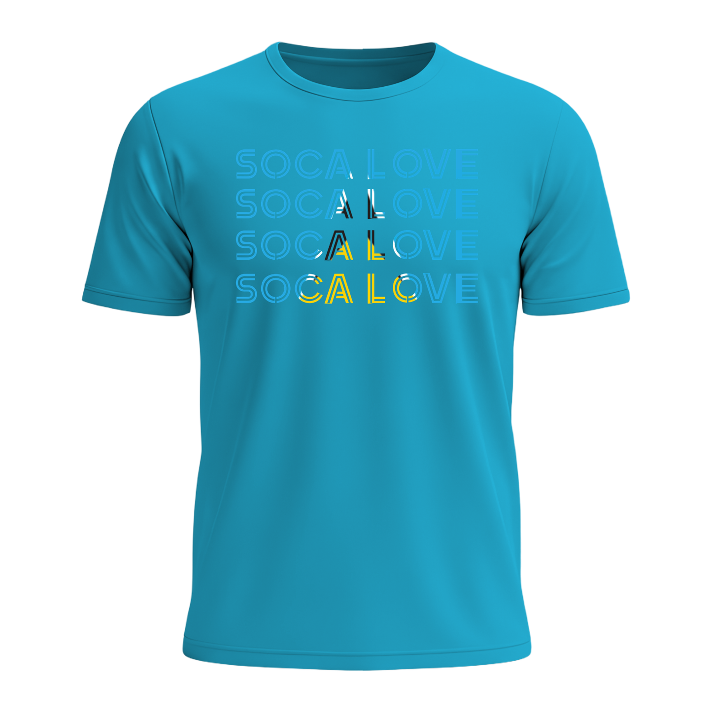 Soca Love Slant Colorblock III - Men's Tee