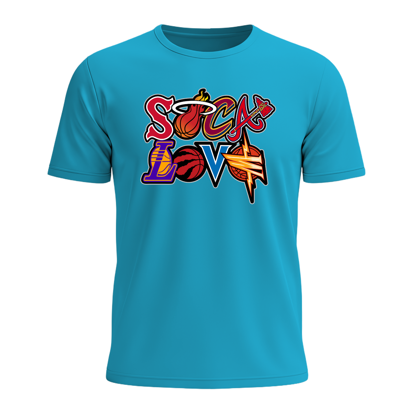 Soca Love Sports Icon Stacked - Youth Tee