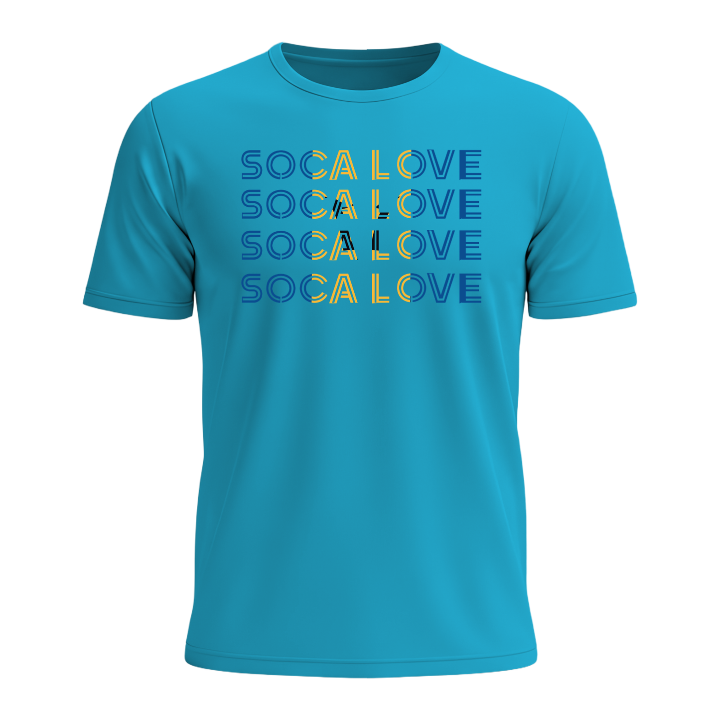 Soca Love Slant Colorblock IV - Youth Tee