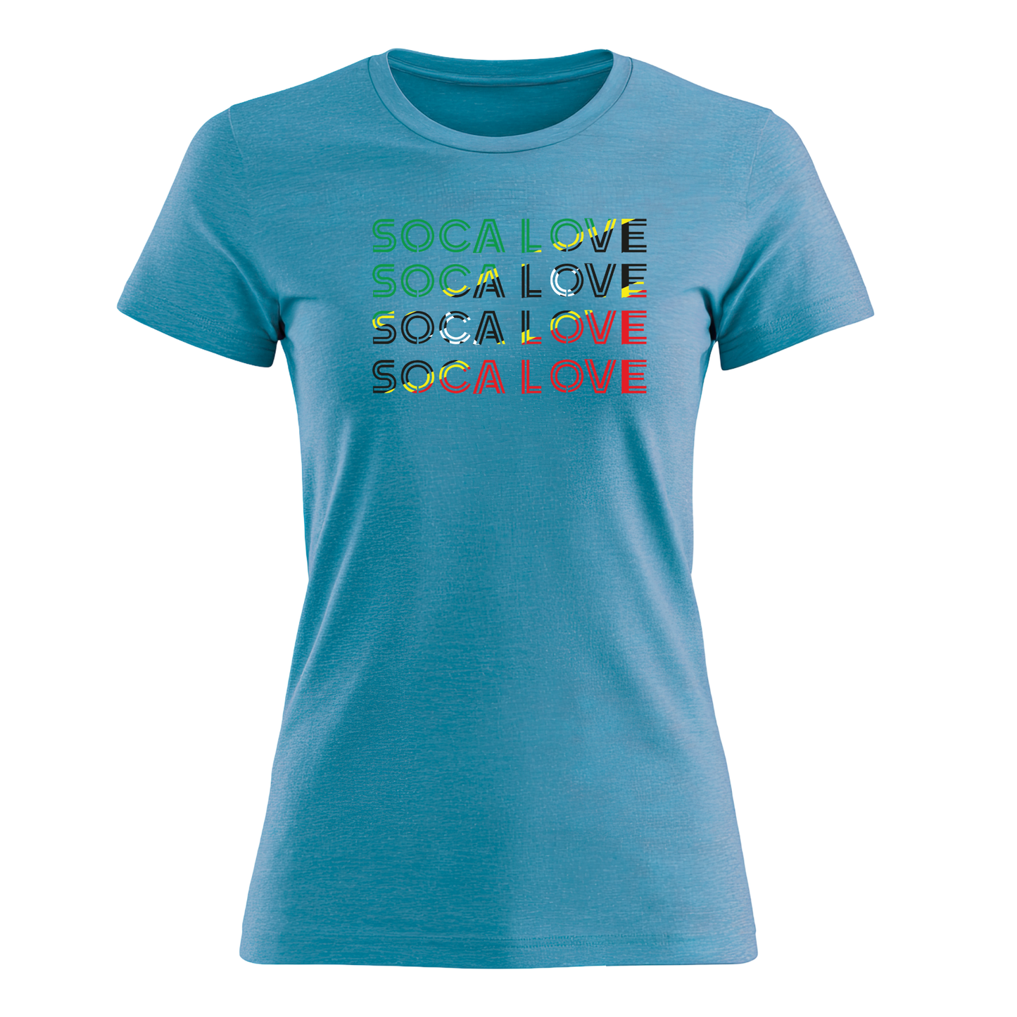 Soca Love Slant Colorblock I - Women's Tee