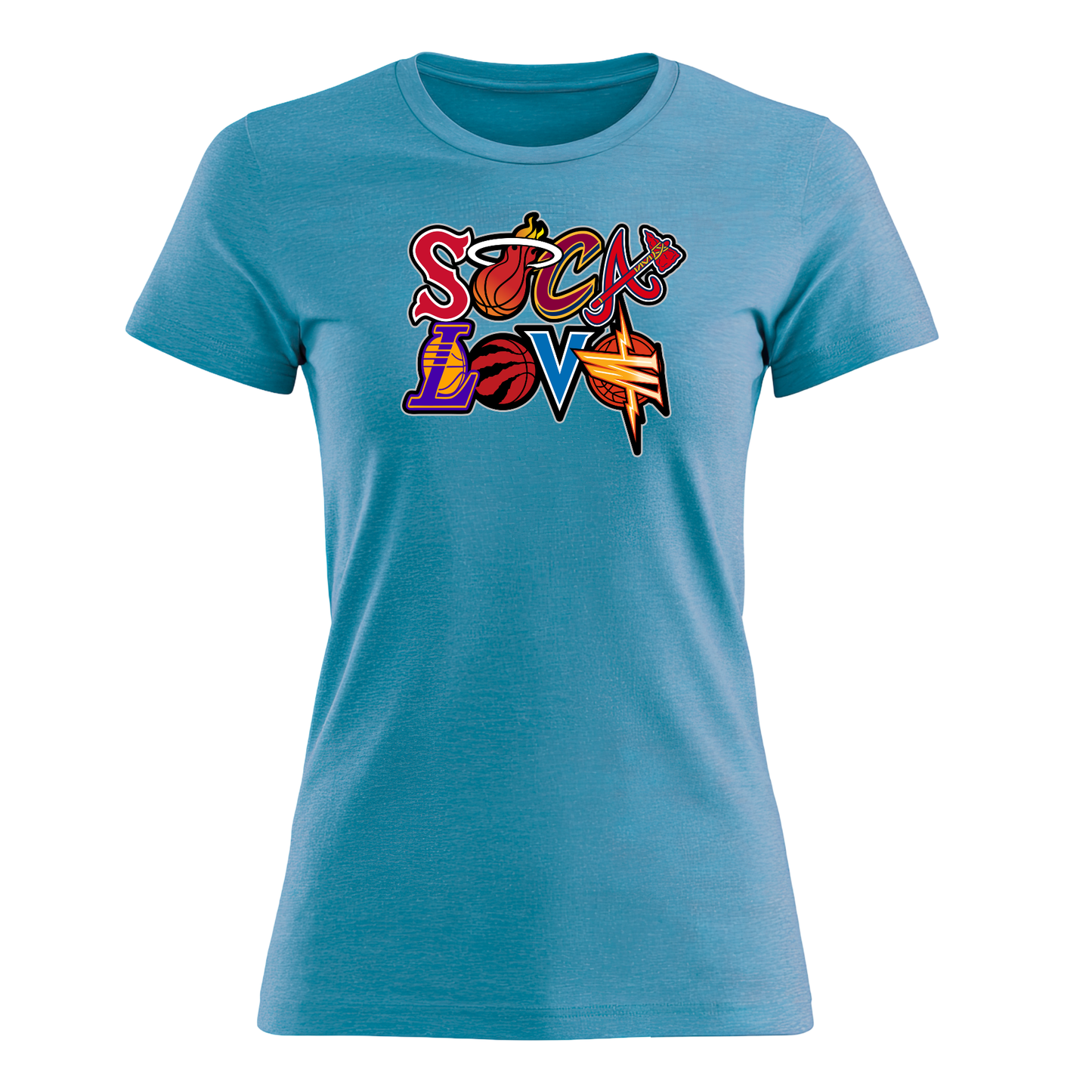 Soca Love Sports Icon Stacked - Women's Tee