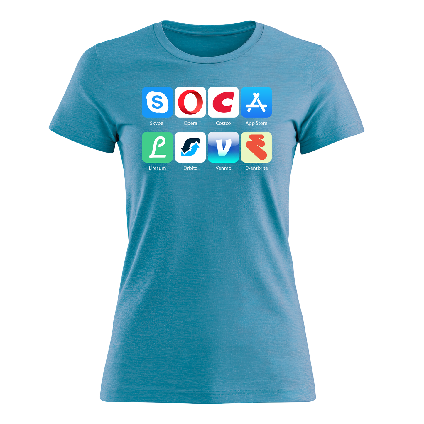 Soca Love Social Icon - Women's Tee