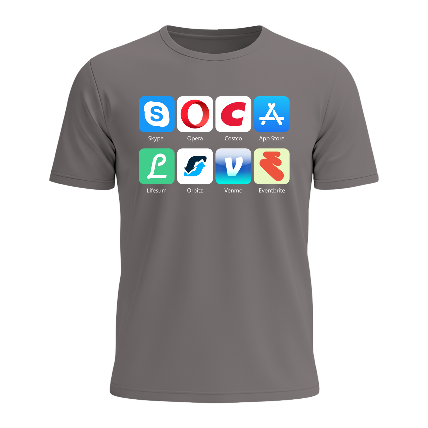 Soca Love Social Icons - Men's Tee