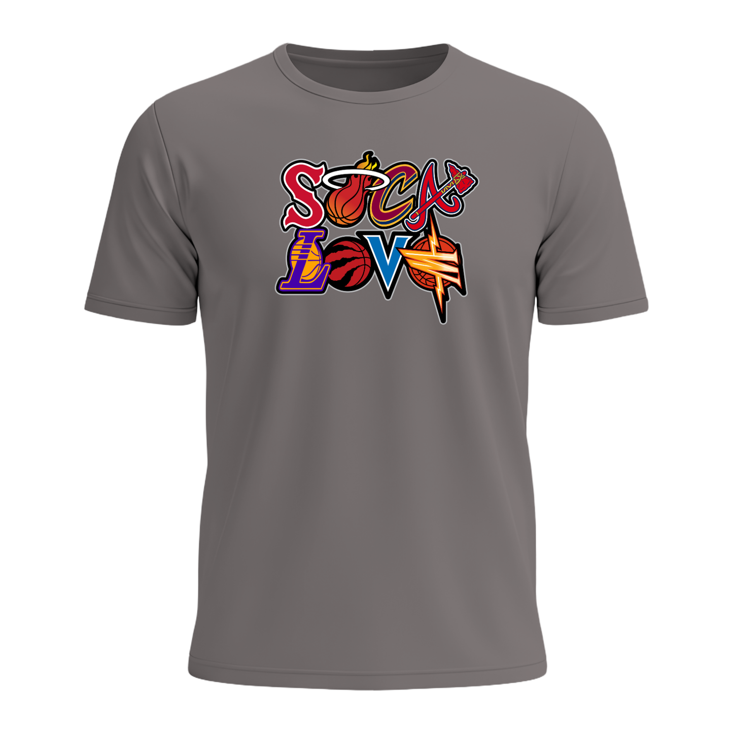 Soca Love Sports Icon Stacked - Men's Tee