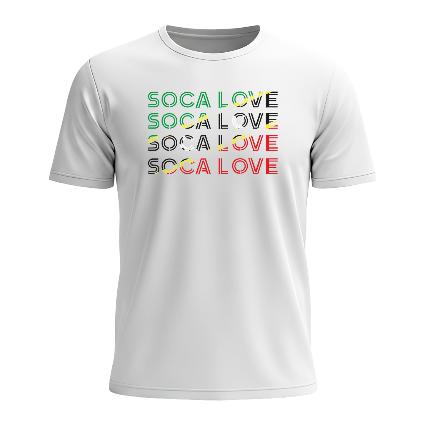 Soca Love Slant Colorblock I - Youth Tee