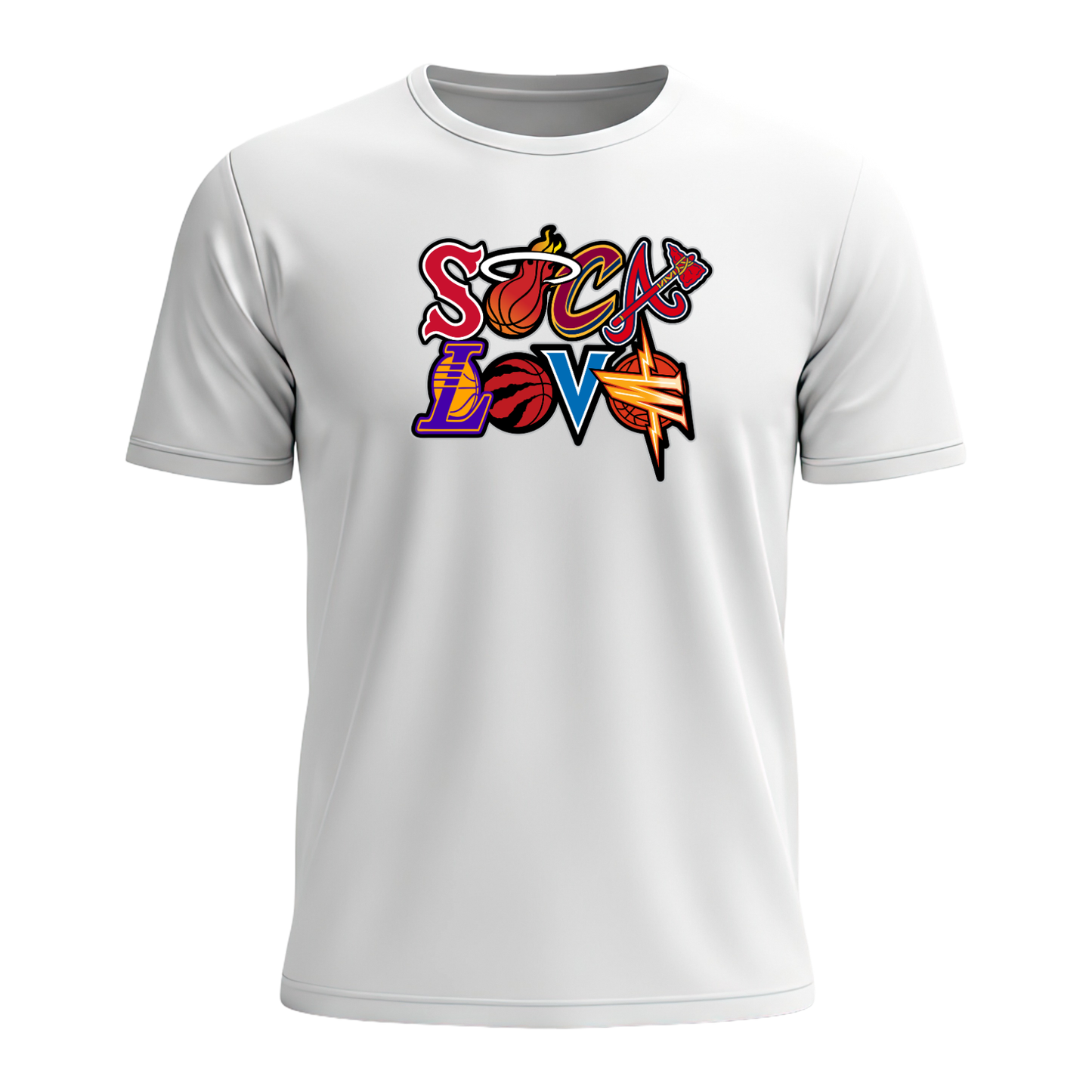 Soca Love Sports Icon Stacked - Men's Tee