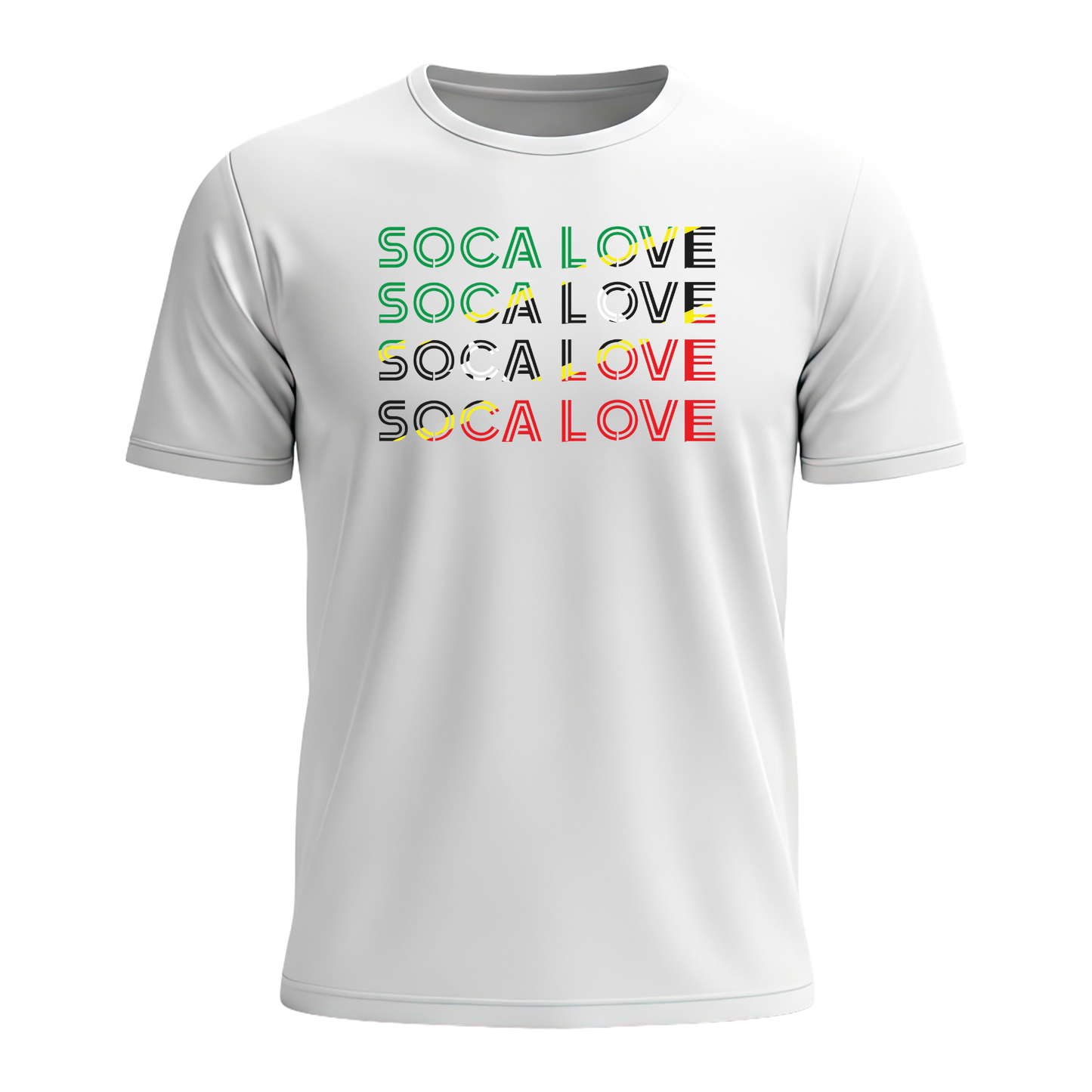 Soca Love Slant Colorblock I - Men's Tee