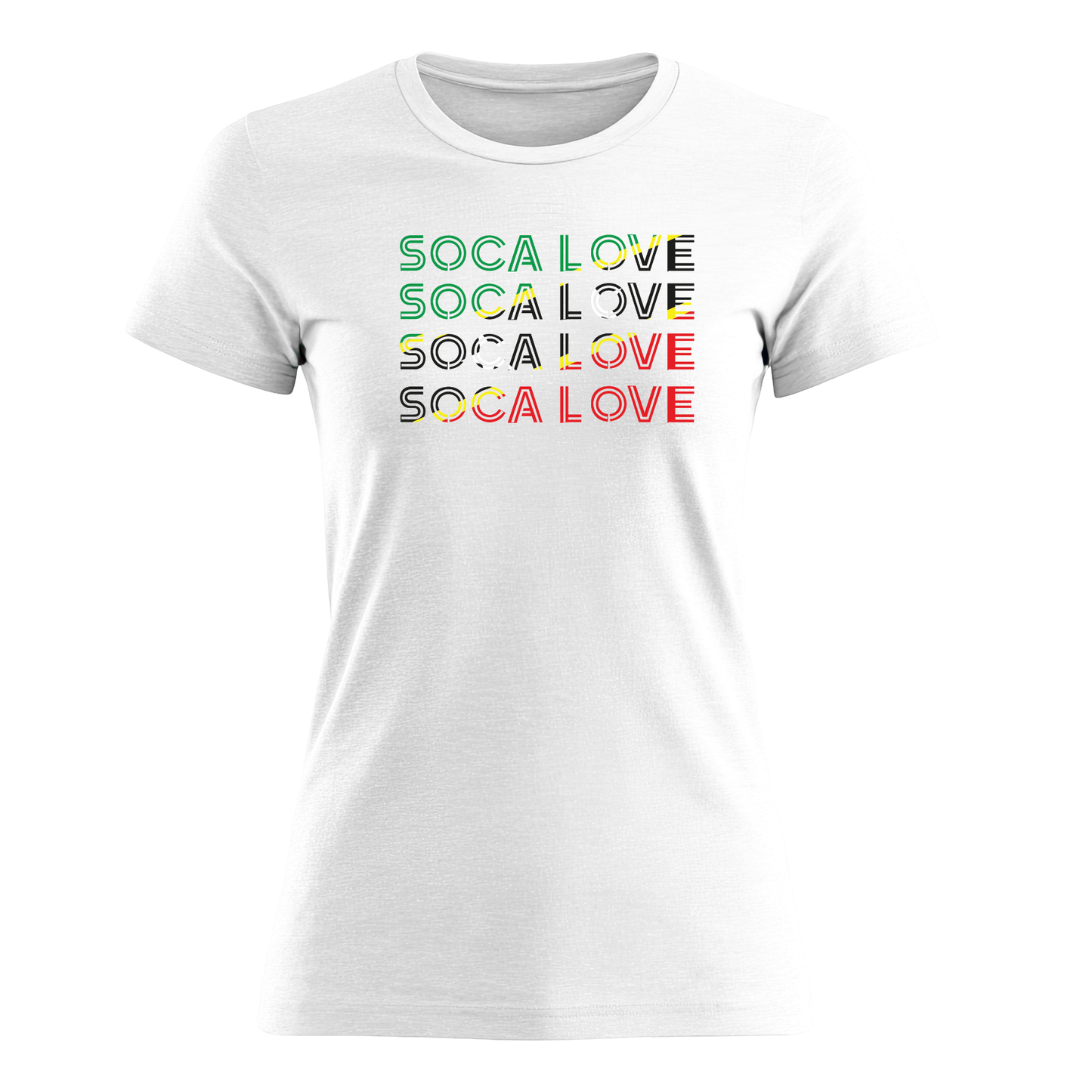 Soca Love Slant Colorblock I - Women's Tee