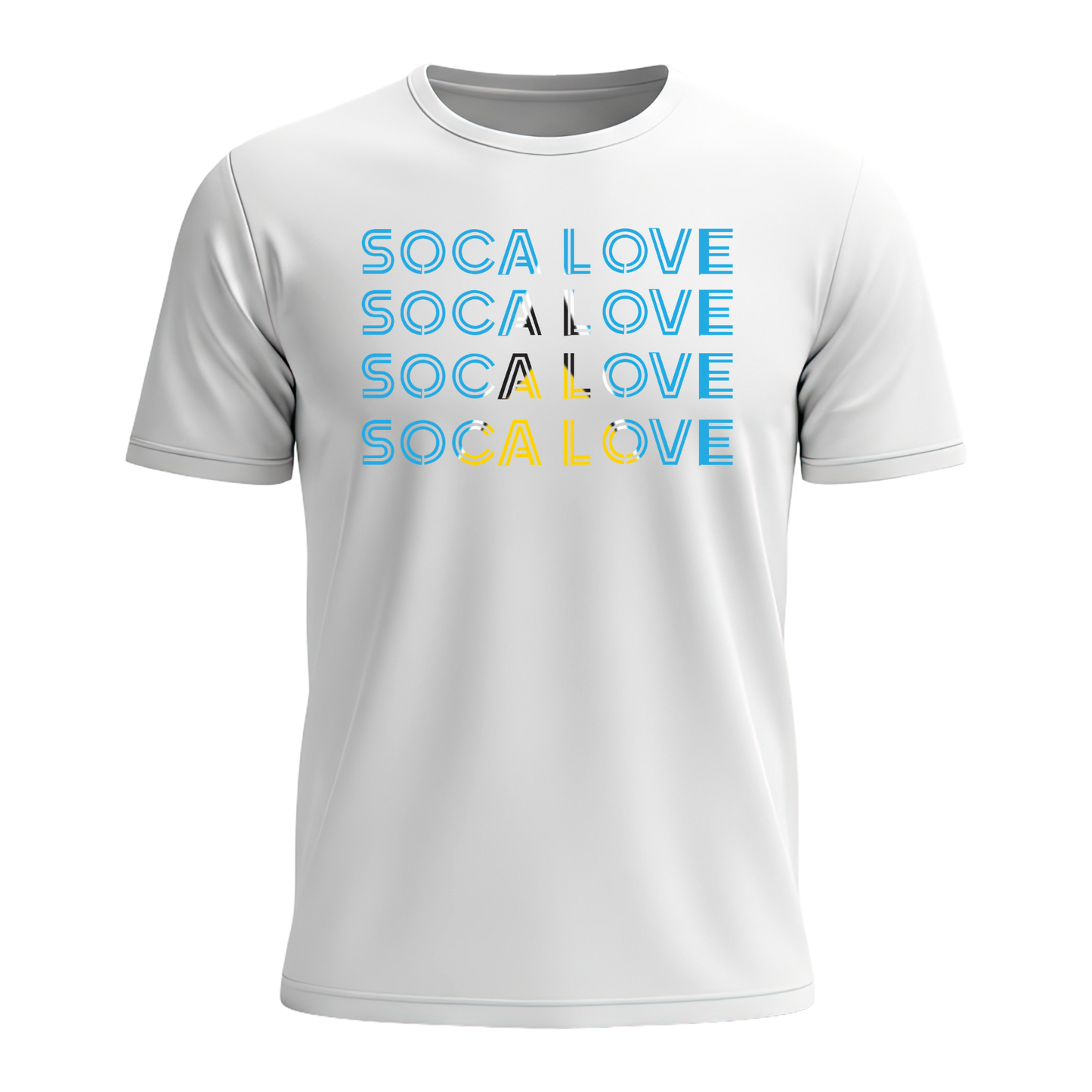 Soca Love Slant Colorblock III - Men's Tee
