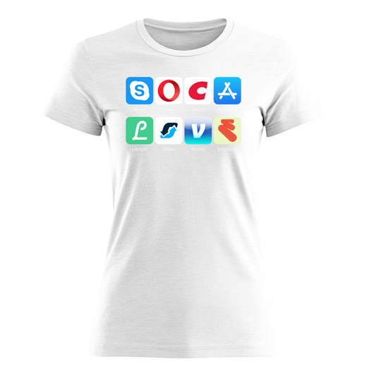 Soca Love Social Icon - Women's Tee